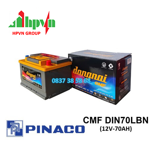 Bình Ắc Quy Đồng Nai CMF DIN70LBN(12V - 70AH)